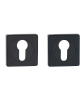 Накладки на ключевой цилиндр Накладка под цилиндр TANDOOR TDAL ET-02 BLACK 